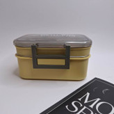 ظرف غذای دو طبقه استیل ضدزنگ طرح مدرن Meal Box