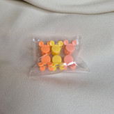 پک ۶ عددی مینی کلیپس مو طرح میکی (رنگارنگ پاستلی)