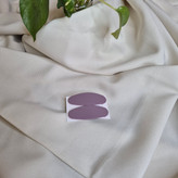 گیره تقتقی بیضی مات رنگی (پک جفتی)