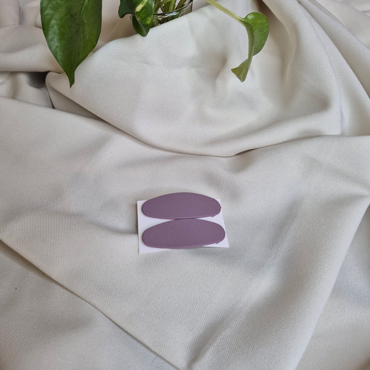 گیره تقتقی بیضی مات رنگی (پک جفتی)