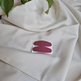 گیره تقتقی بیضی مات رنگی (پک جفتی)
