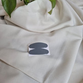 گیره تقتقی بیضی مات رنگی (پک جفتی)