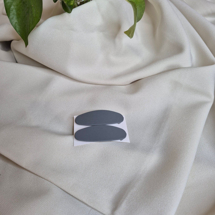 گیره تقتقی بیضی مات رنگی (پک جفتی)