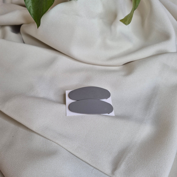گیره تقتقی بیضی مات رنگی (پک جفتی)